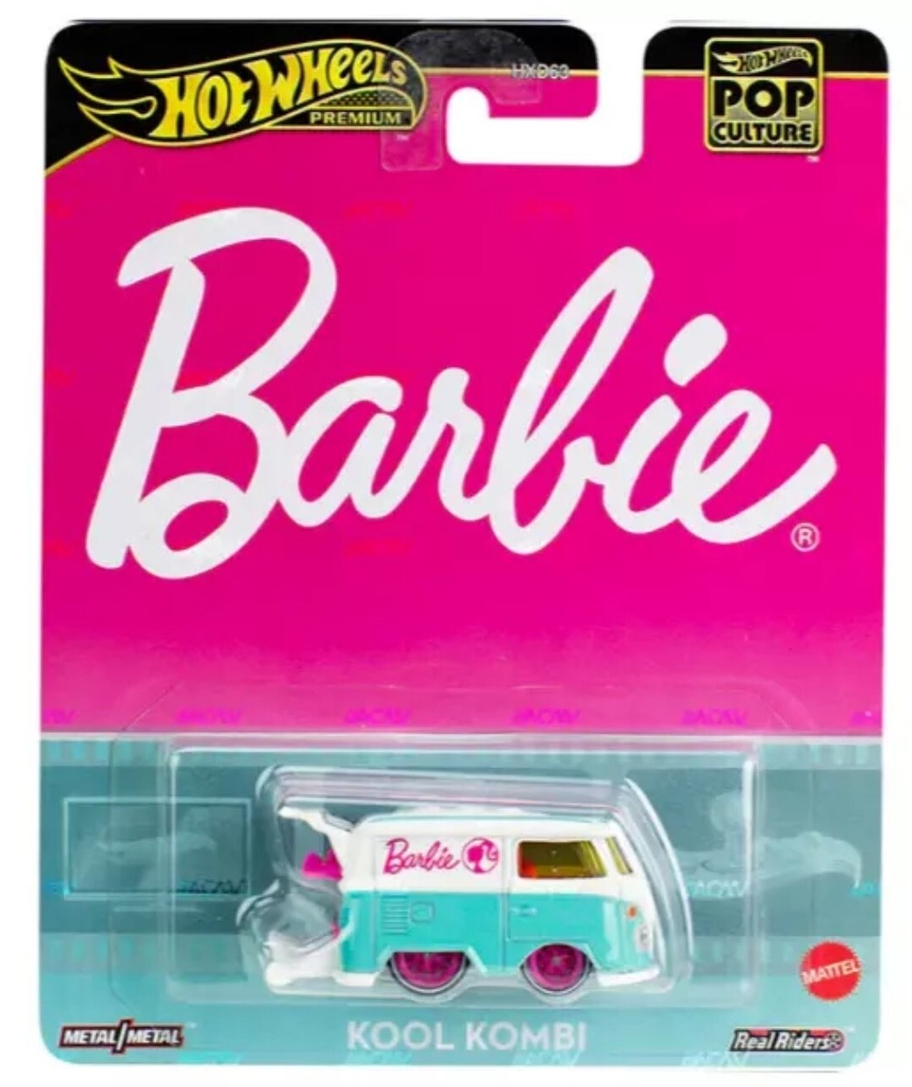 HOTWHEELS 2024 Pop Culture Premium Barbie Kool Kombi Volkswagen