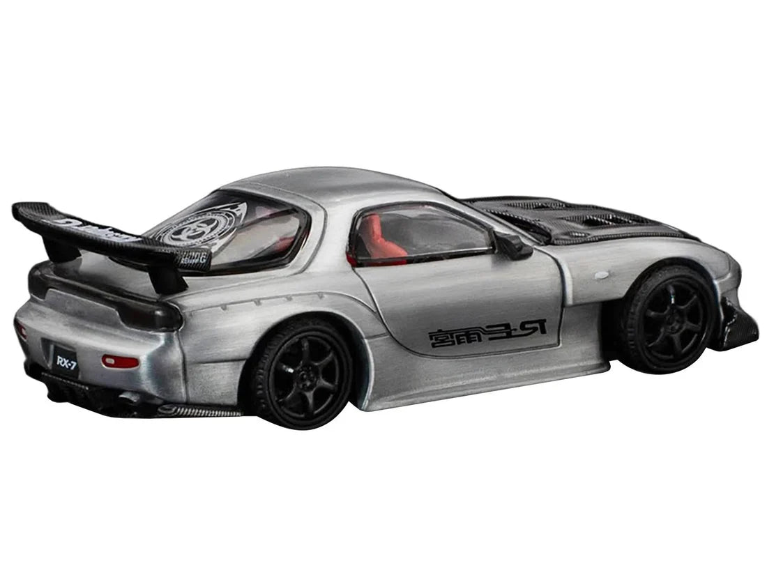 POP RACE MAZDA RX7 RE-AMEMIYA SILVER COVENCION DE JAPON 1/64