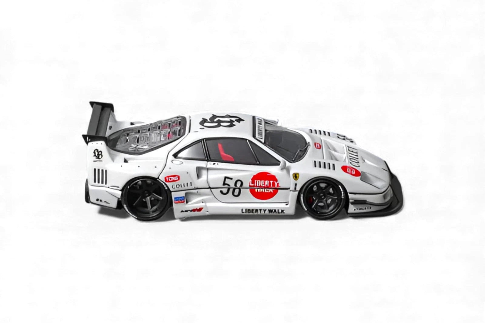 Star Models 1/64 Ferrari F40 LB-Works Blanco