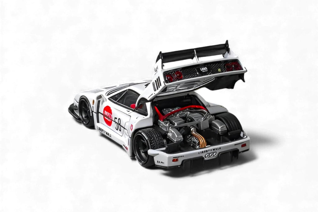 Star Models 1/64 Ferrari F40 LB-Works Blanco