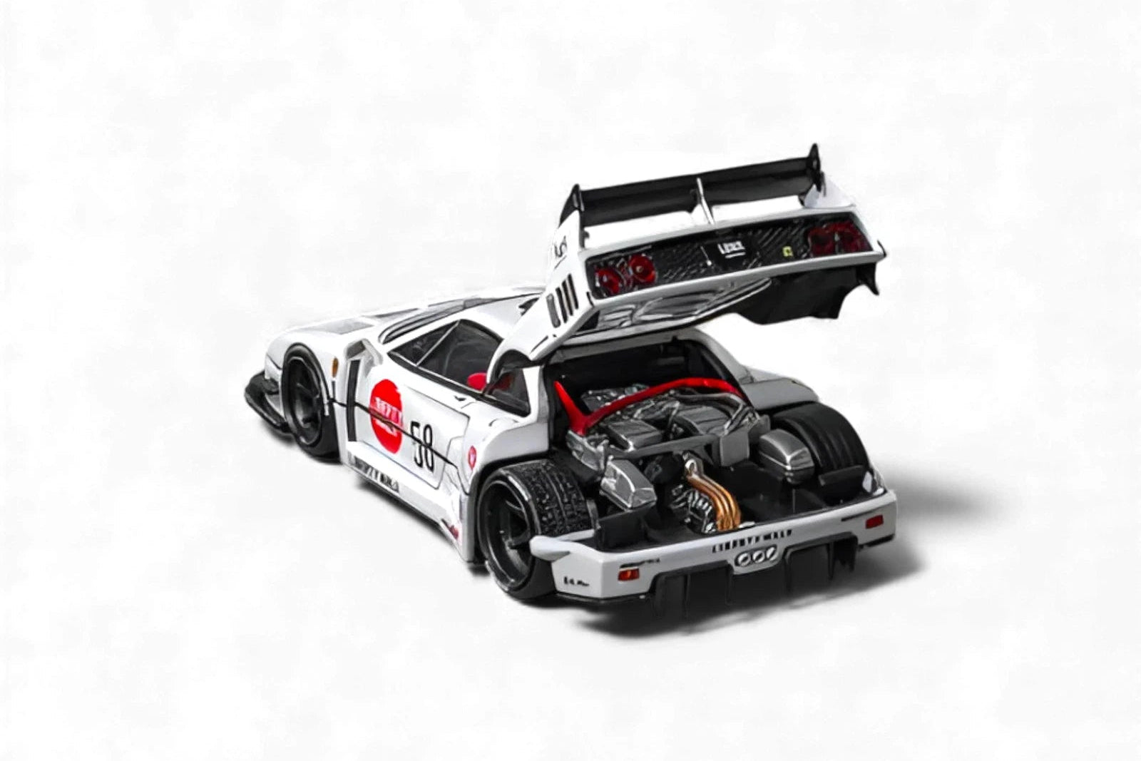 Star Models 1/64 Ferrari F40 LB-Works Blanco
