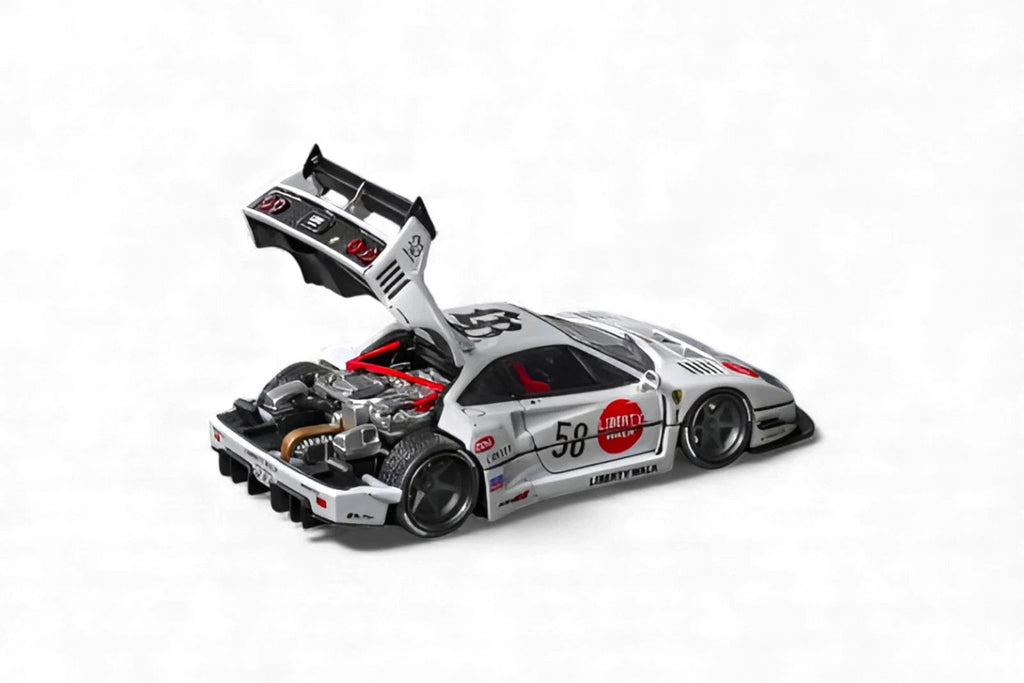 Star Models 1/64 Ferrari F40 LB-Works Blanco