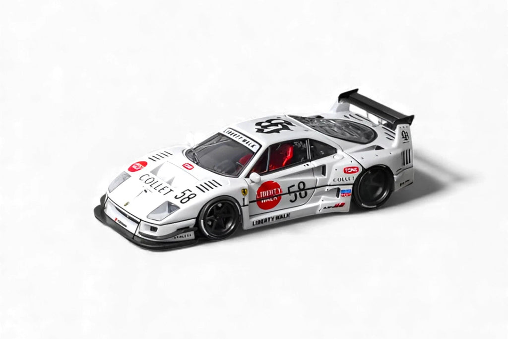 Star Models 1/64 Ferrari F40 LB-Works Blanco