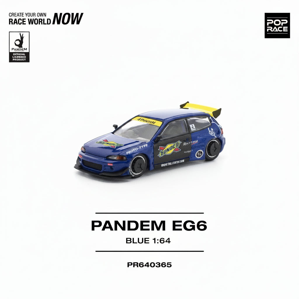 POP RACE 1/64 PANDEM CIVIC EG6 PR64-0365