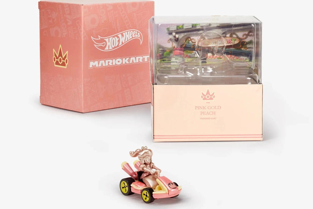 HOTWHEELS 1/64 Mario Kart Pink Gold Peach SDCC 2022 Exclusive Collectible Vehicle