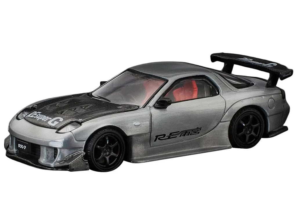 POP RACE MAZDA RX7 RE-AMEMIYA SILVER COVENCION DE JAPON 1/64