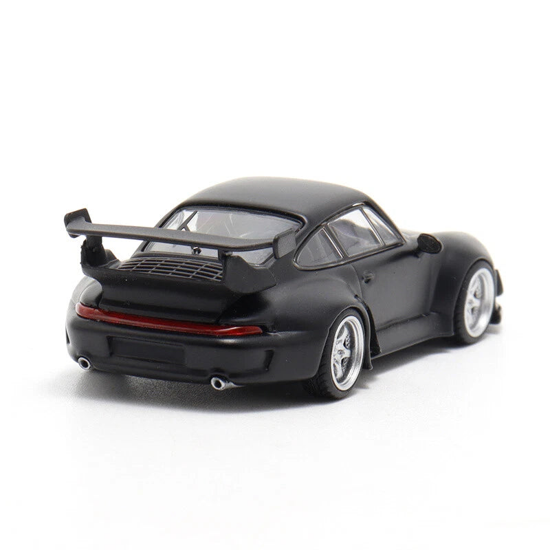 DECODE PORSCHE  RWB 993 NEGRO LLANTAS PLATEADAS