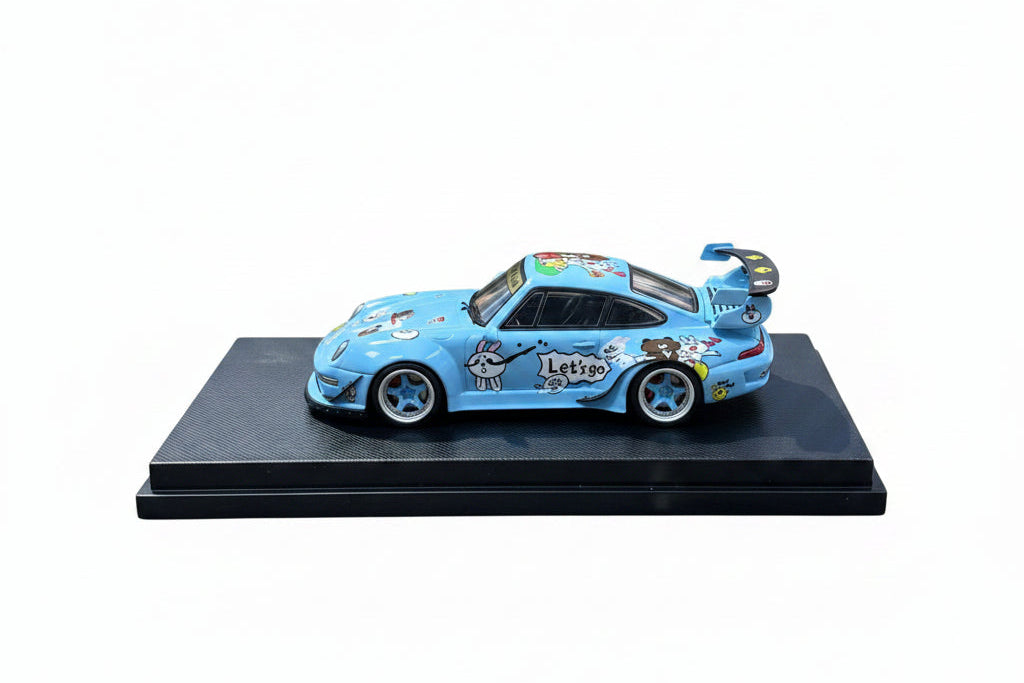 MYMODELCOLLECT 1/64 PORSCHE RWB 993 ESTILO ANIME