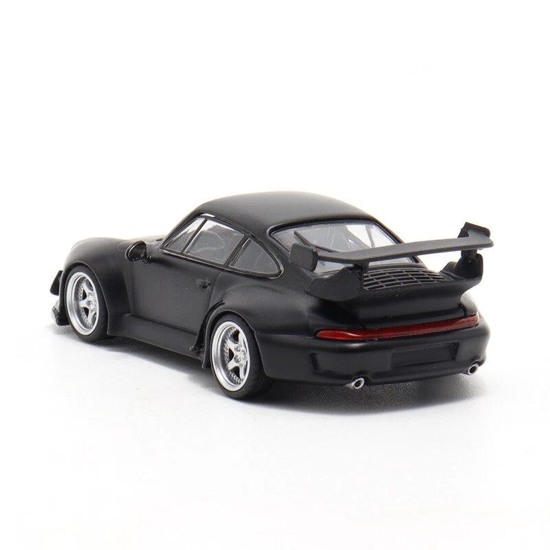 DECODE PORSCHE  RWB 993 NEGRO LLANTAS PLATEADAS