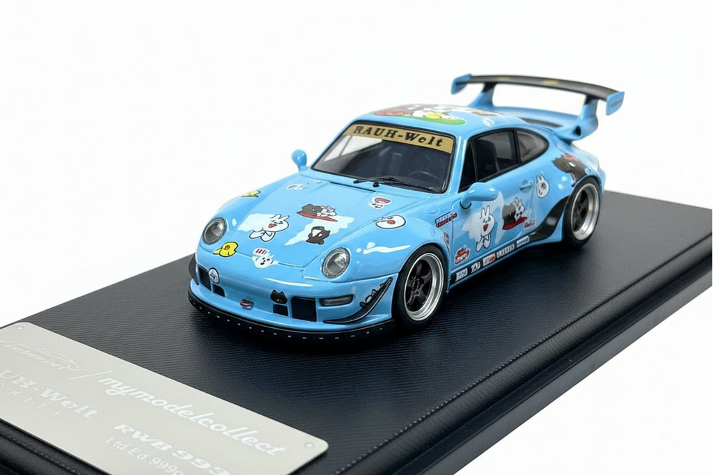MYMODELCOLLECT 1/64 PORSCHE RWB 993 ESTILO ANIME
