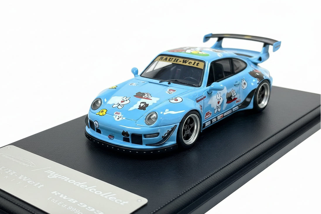 MYMODELCOLLECT 1/64 PORSCHE RWB 993 ESTILO ANIME