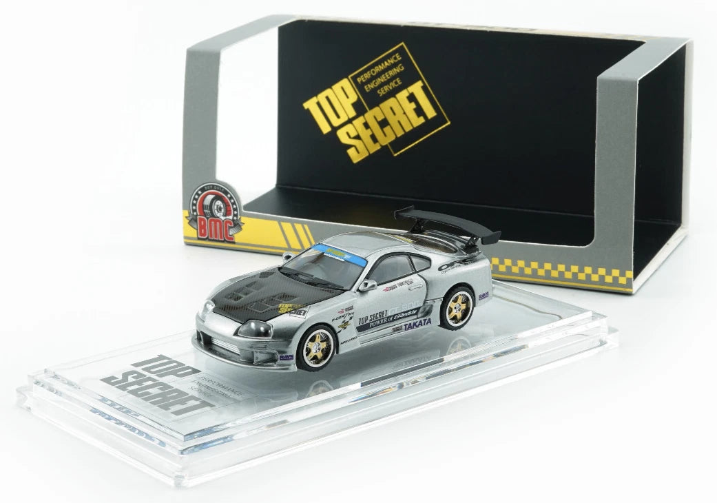 BM Creations X Top Secret Toyota Supra GT-300 - Silver - Philippines
