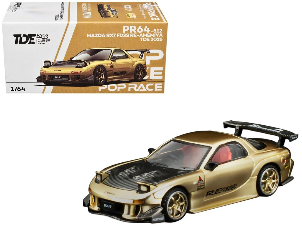 POP RACE #512 MAZDA RX7 FD3S RE AMEMIYA RHD GOLD TDE 2026