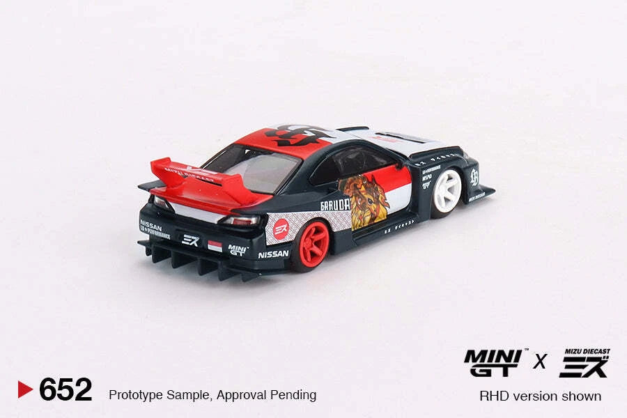 Mini GT 1:64 Nissan LB-Super Silhouette S15 SILVIA “Garuda” MINI GT x MIZU Diecast Blister