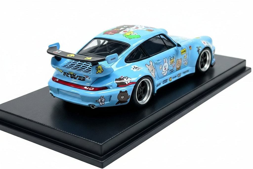 MYMODELCOLLECT 1/64 PORSCHE RWB 993 ESTILO ANIME