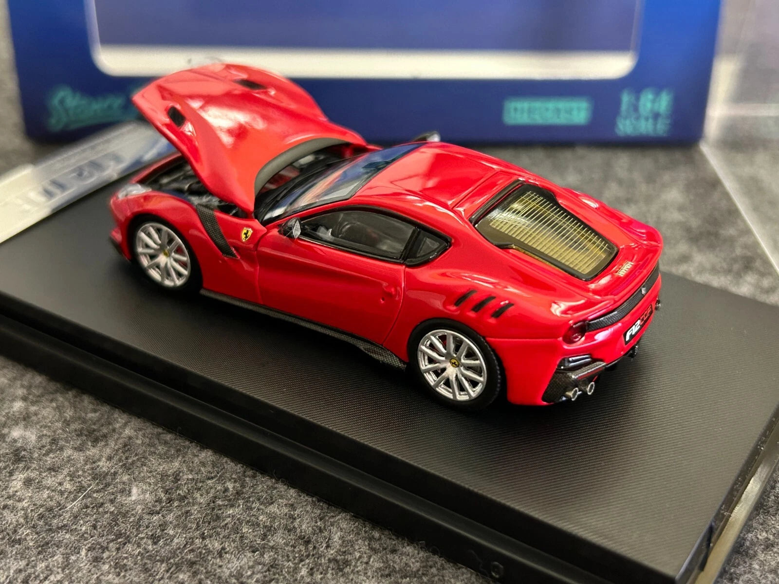 Stance Hunters SH 1/64 Ferrari F12 TDF Modelos Diecast Coche Colección Limitada Rojo