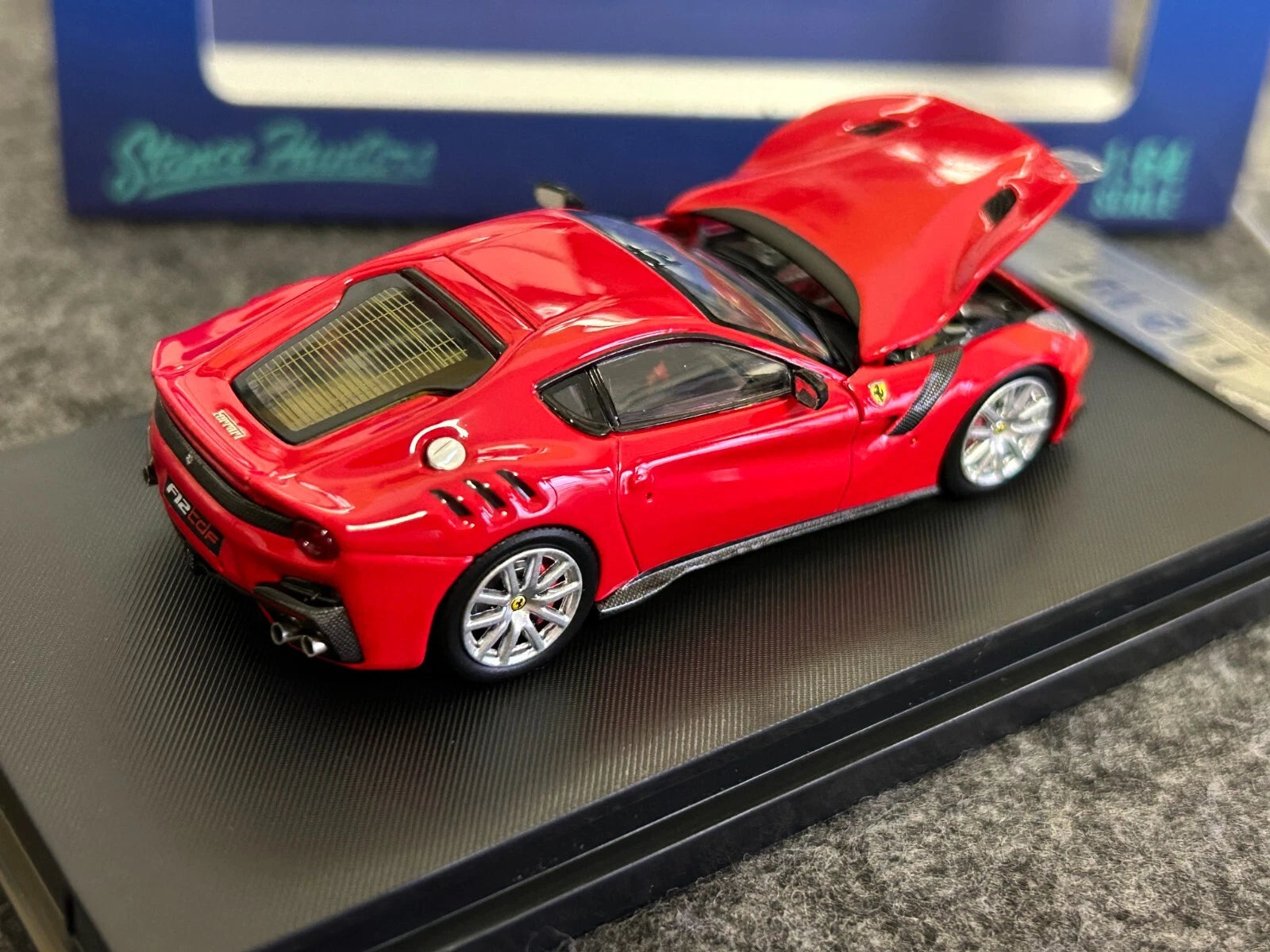 Stance Hunters SH 1/64 Ferrari F12 TDF Modelos Diecast Coche Colección Limitada Rojo