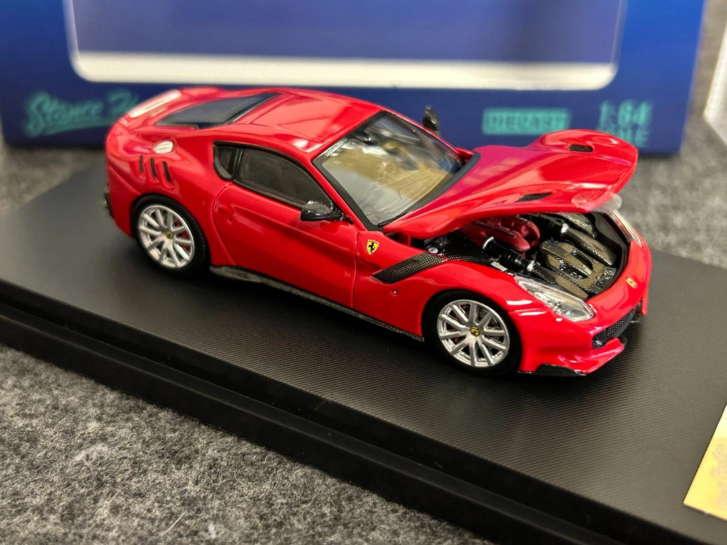 Stance Hunters SH 1/64 Ferrari F12 TDF Modelos Diecast Coche Colección Limitada Rojo