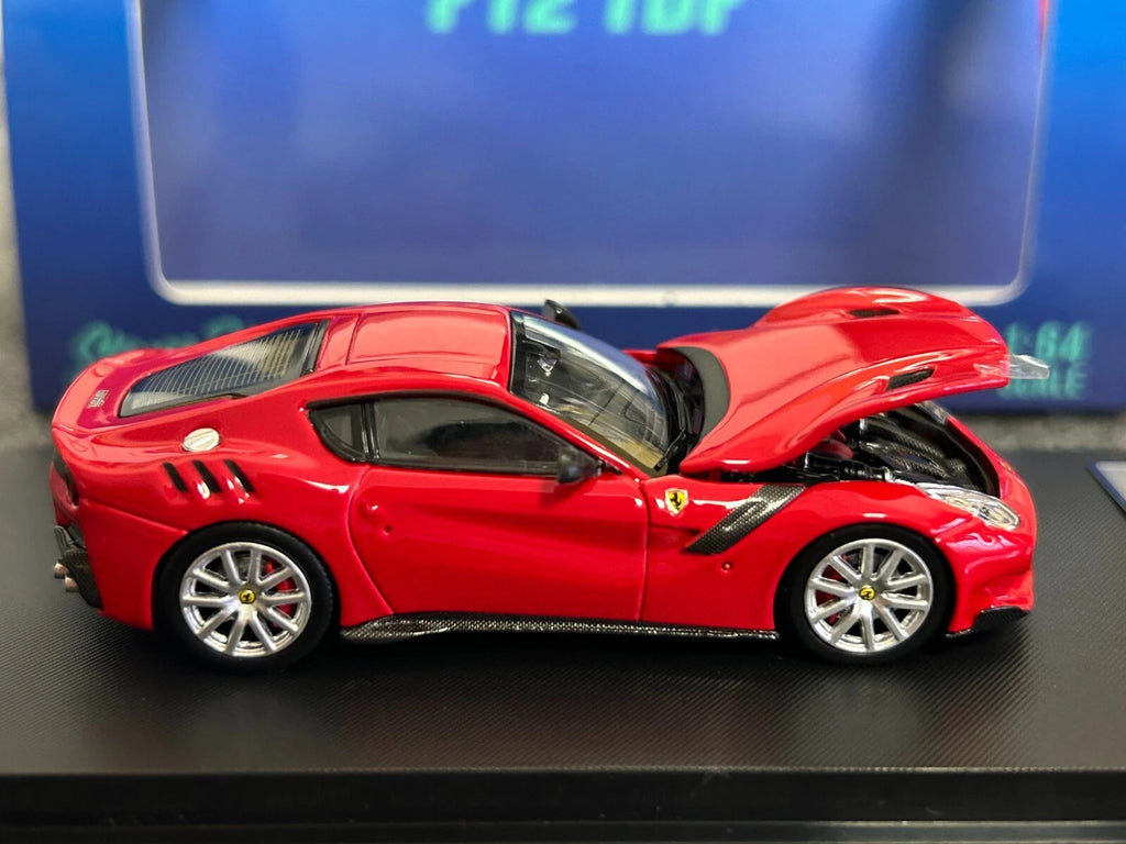 Stance Hunters SH 1/64 Ferrari F12 TDF Modelos Diecast Coche Colección Limitada Rojo