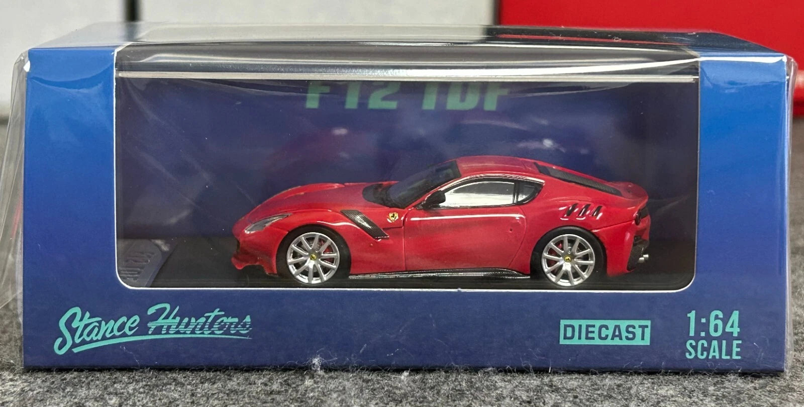Stance Hunters SH 1/64 Ferrari F12 TDF Modelos Diecast Coche Colección Limitada Rojo