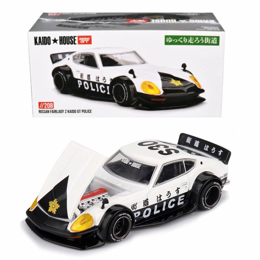 Kaido House x Mini GT 1:64  Nissan Fairlady Z Kaido GT Policía