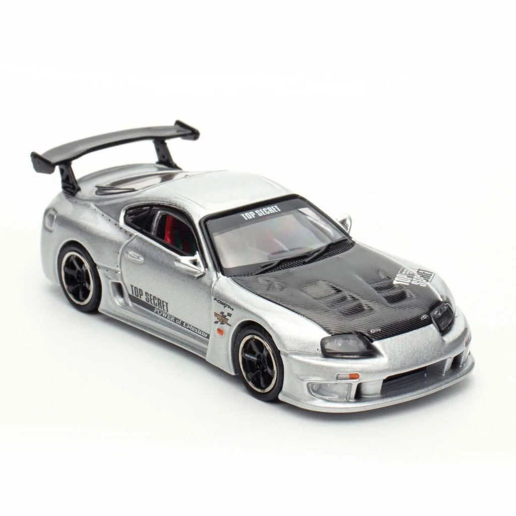 INNO64 TOYOTA SUPRA A80 TOP SECRET GT300 SILVER GTSHOW 2025 EVENT EDITION