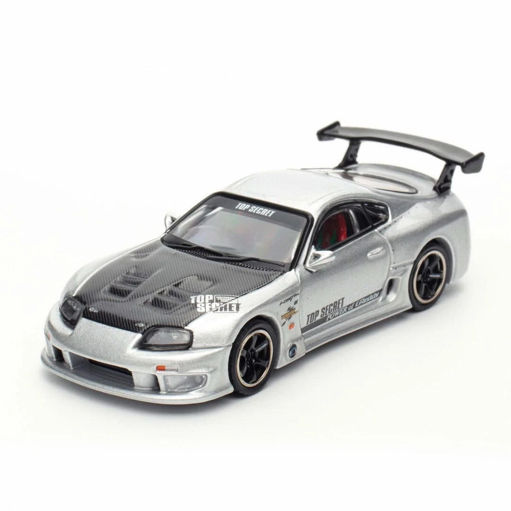 INNO64 TOYOTA SUPRA A80 TOP SECRET GT300 SILVER GTSHOW 2025 EVENT EDITION