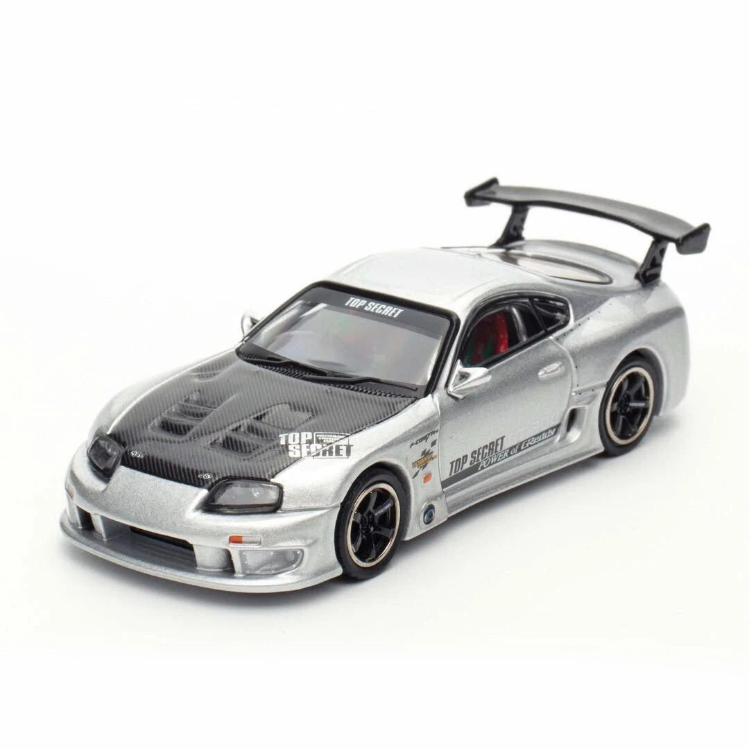 INNO64 TOYOTA SUPRA A80 TOP SECRET GT300 SILVER GTSHOW 2025 EVENT EDITION