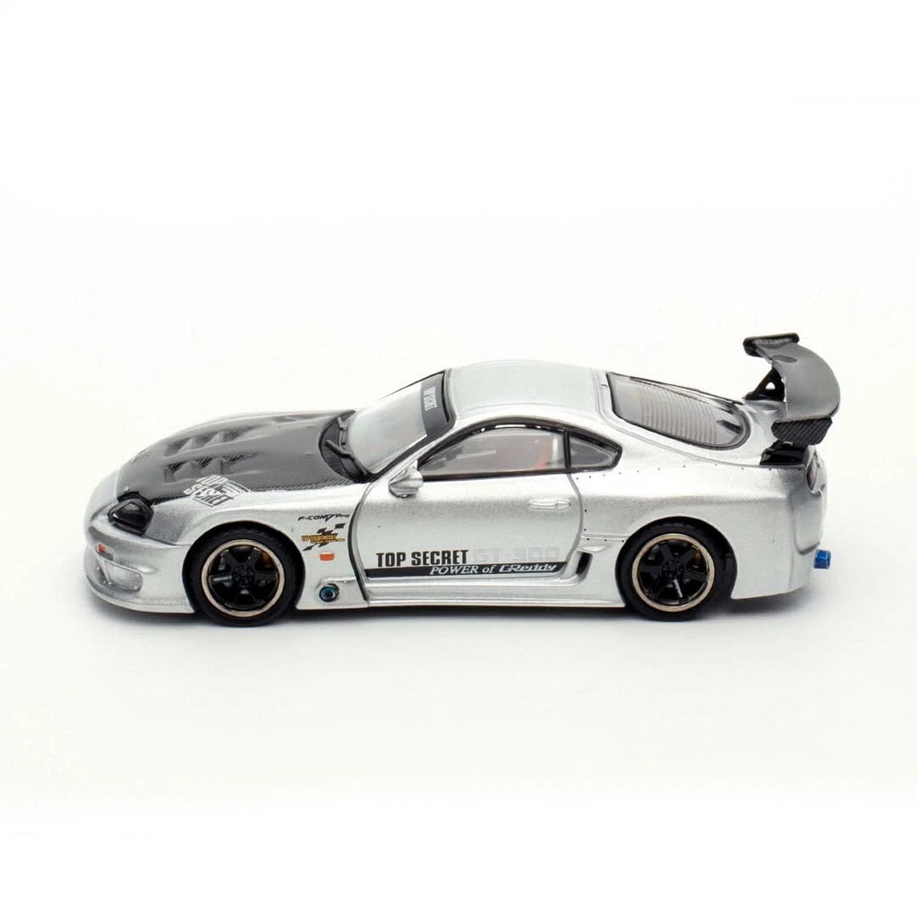 INNO64 TOYOTA SUPRA A80 TOP SECRET GT300 SILVER GTSHOW 2025 EVENT EDITION