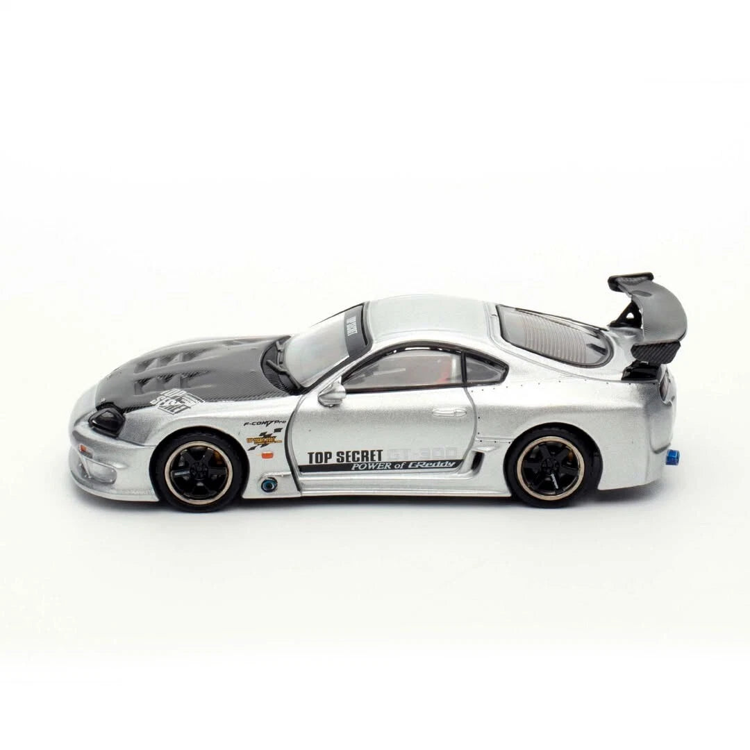 INNO64 TOYOTA SUPRA A80 TOP SECRET GT300 SILVER GTSHOW 2025 EVENT EDITION