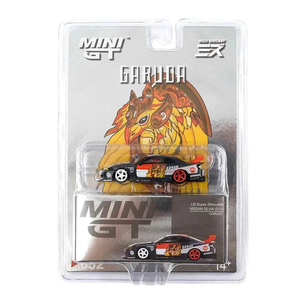 Mini GT 1:64 Nissan LB-Super Silhouette S15 SILVIA “Garuda” MINI GT x MIZU Diecast Blister