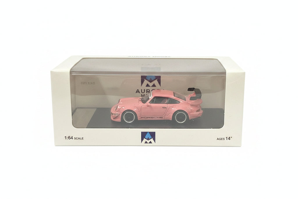 AURORA MODEL 1/64  PORSCHE RWB 964 CANDY PINK DOLL