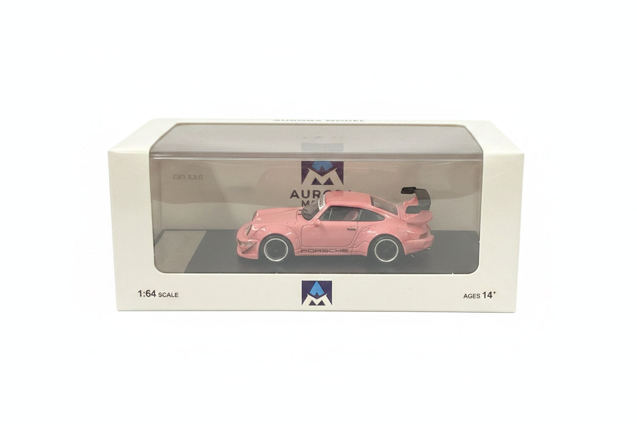 AURORA MODEL 1/64  PORSCHE RWB 964 CANDY PINK DOLL