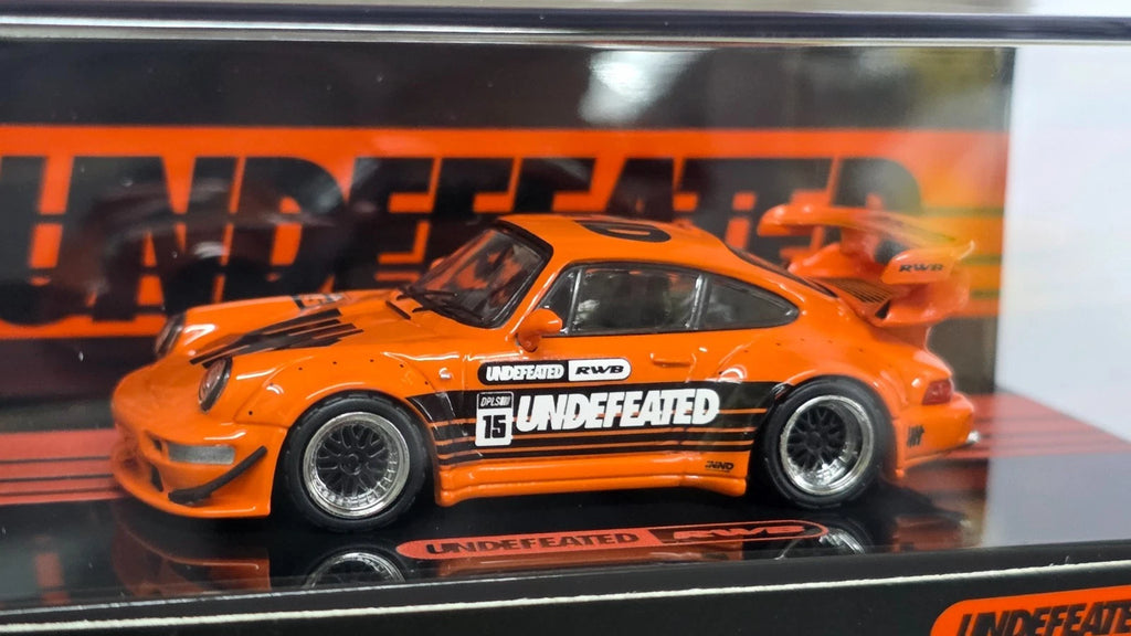INNO64 Porsche 964 RWB Undefeated Orange IDE 2025