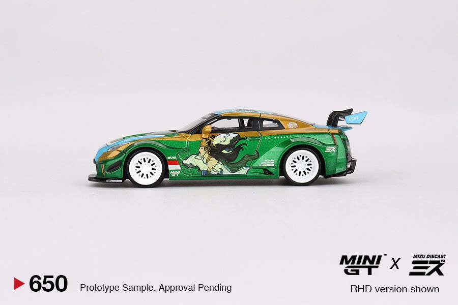 Mini GT 1:64 LB-Silhouette WORKS GT NISSAN 35GT-RR Ver.2 “RORO” MINI GT x MIZU Diecast Blister