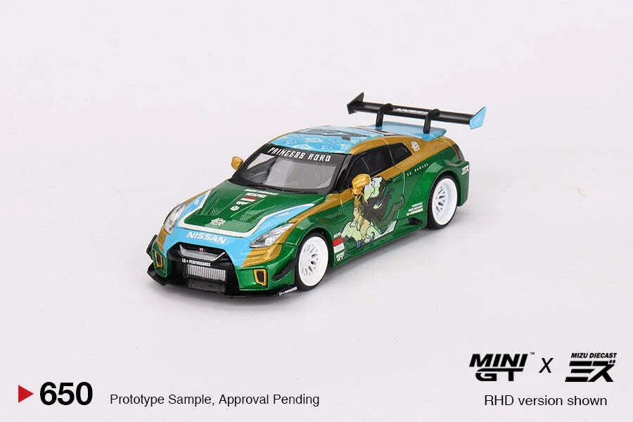 Mini GT 1:64 LB-Silhouette WORKS GT NISSAN 35GT-RR Ver.2 “RORO” MINI GT x MIZU Diecast Blister