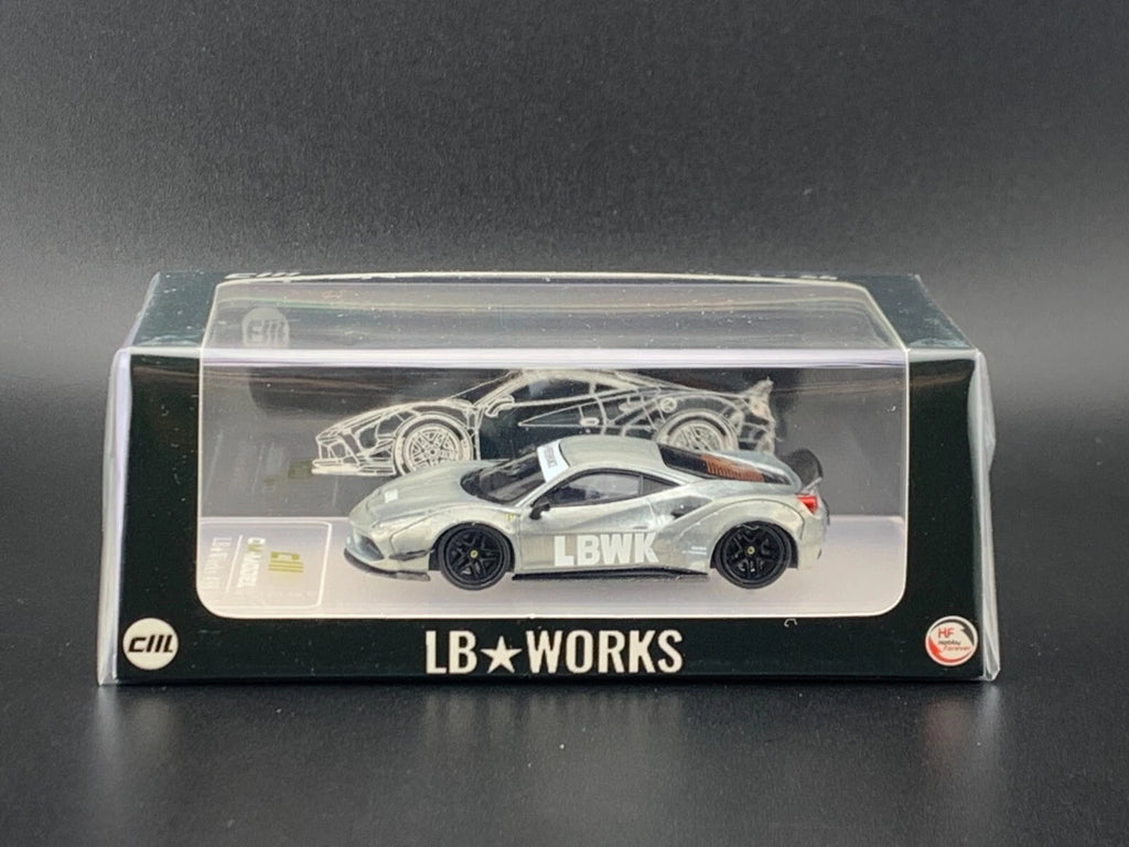 CM MODEL 1/64 LBWK F488 Matte Black (Indonesia Exclusive) CHASE