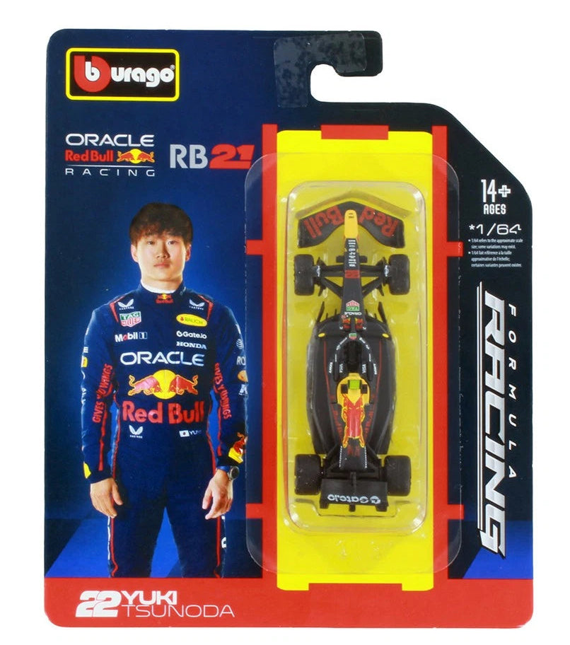 BURAGO 1/64 ORACLE RED BULL RACING RB21 YUKI TSUNODA #22