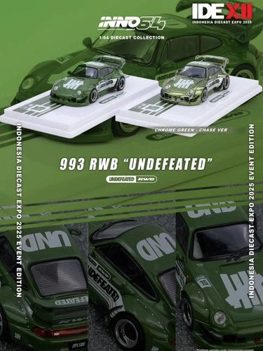 INNO64 Porsche 964 RWB Undefeated GREEN IDE 2025