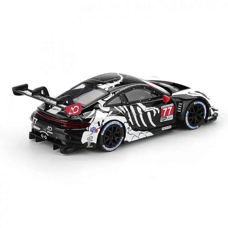 Mini GT 1:64 #1143 Porsche 911 GT3 R #77 AO Racing 2025 IMSA Petit Le Mans Rexy