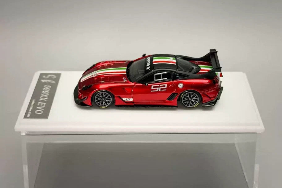 SK MODEL 1/64 FERRARI 599XX EVO #52 ROJO METALICO