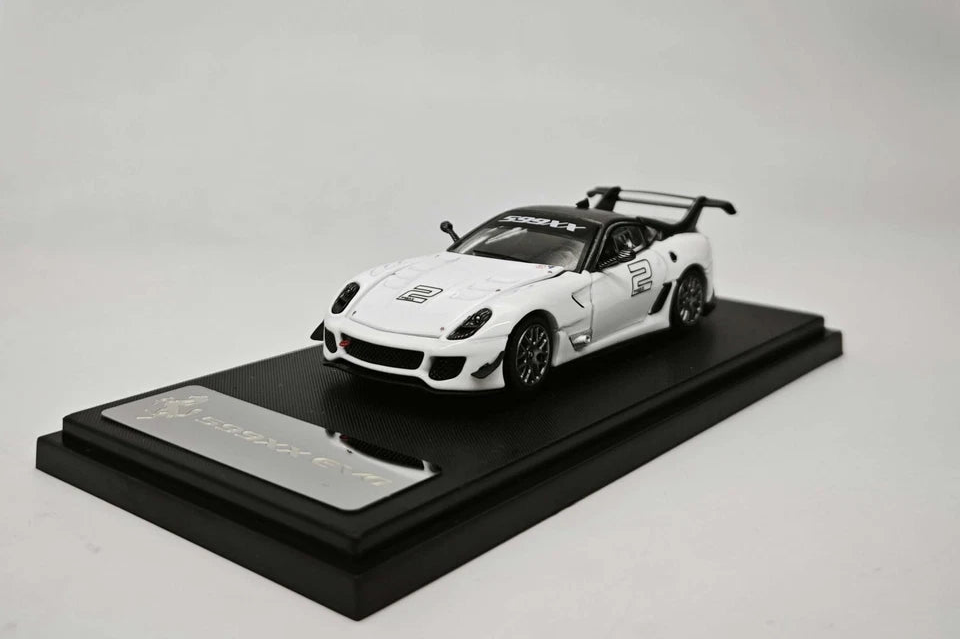 DIECAST MODEL 1/64 FERRARI 599XX #2 BLANCO