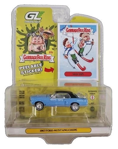 GREENLIGHT 1/64 1967 FORD MUSTANG COUPE GARBAGE PAIL KIDS