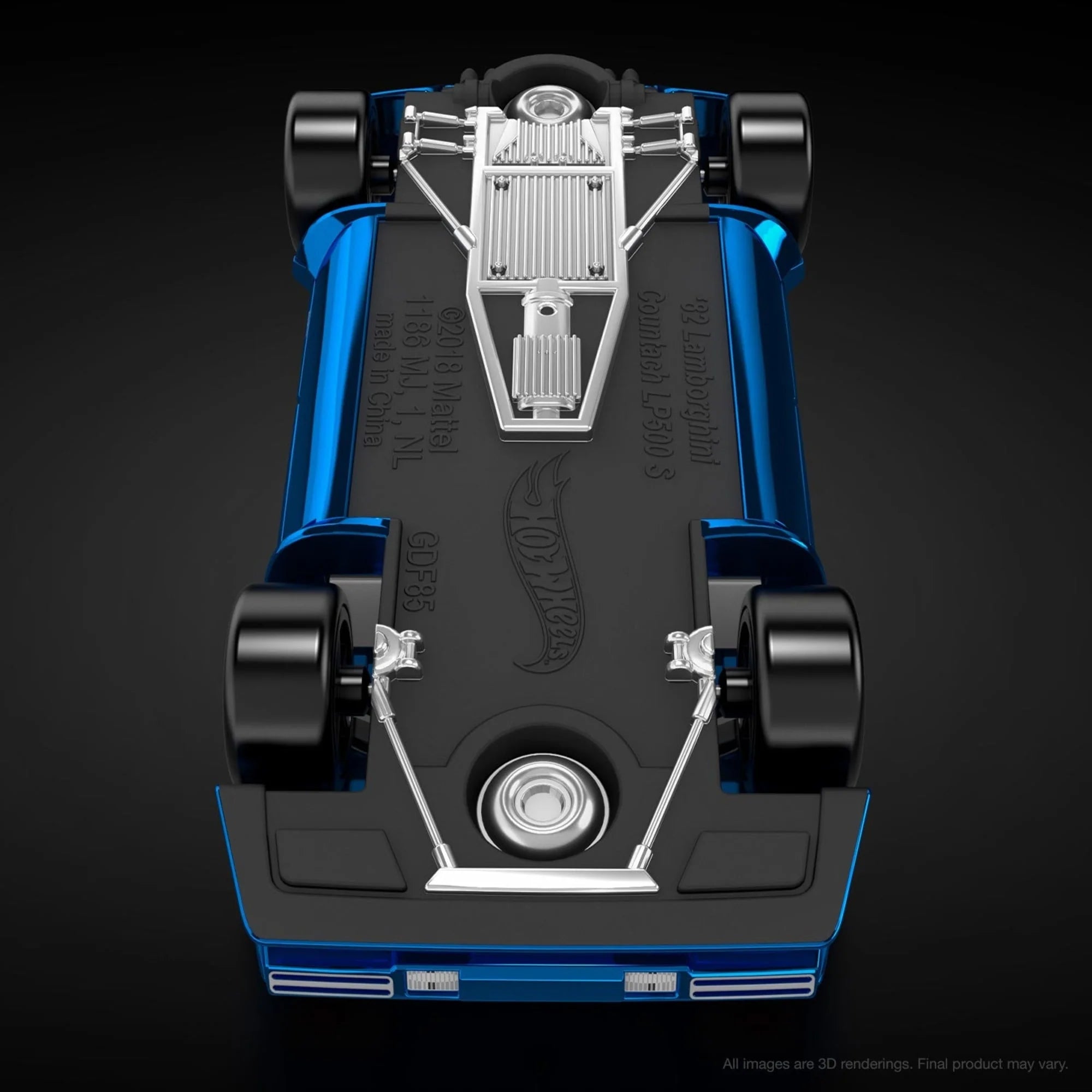 RLC sELECTIONs ’82 Lamborghini Countach LP 500 S AZUL Collectible Diecast